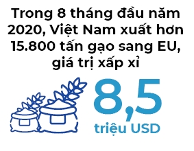 Visa EVFTA cho gạo Việt