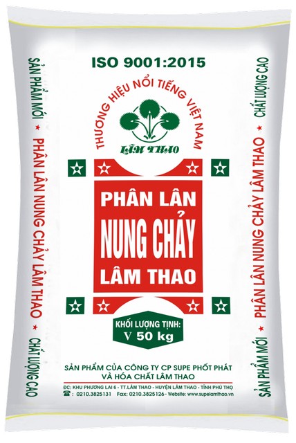 Phân lân nung chảy Lâm Thao được nhiều bà con sử dụng