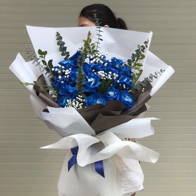 Số lượng hoa hồng xanh bất tử luôn mang đến ý nghĩa riêng