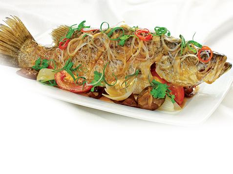 món cá duồng chưng tương ngon tuyệt