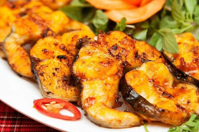 Nấu con cá chiên